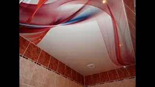 Какие мы можем установить натяжные потолки с фотопечатью в ванную комнату?