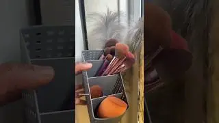 The easiest way to clean makeup brushes#viral #cleanmakeupbrushes#cleanwithme#cleaning#cleaninghacks