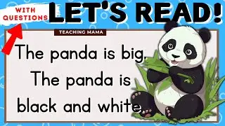 LET'S READ! | READING COMPREHENSION | PRACTICE READING ENGLISH FOR KIDS | TEACHING MAMA
