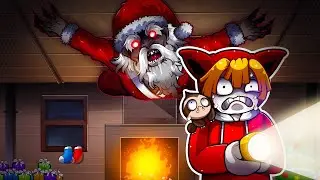 Night Shift Job with Scary Santa | Working at R-Toy Roblox