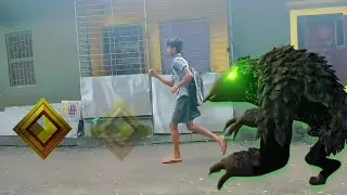 temple run in real life monster chasing video #tamplerun #vfx #3d #cartoon #reallife