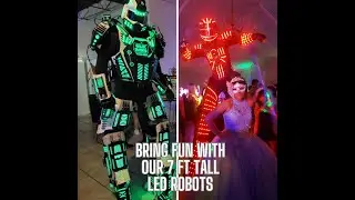 LED Robot rentals for parties in Chicago are GREAT 🤖