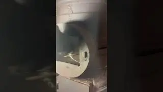 Студент 2 курса Артём Касумов произвел ремонт печки в бане 