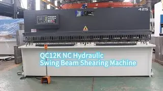 QC12K 42500 NC Hydraulic Swing Beam Shearing Machine with E21S