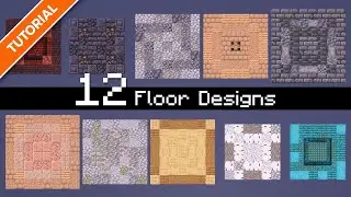 12 Floor Designs for Minecraft