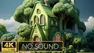 4K | ART Slideshow for TV | Dwarf Houses | 1 Hour | No Sound