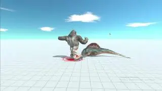 Горилла vs Всех динозавров - Animal Revolt Battle Simulator