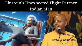 Einstein’s Unexpected Flight Partner Indian Man 🤗 #video