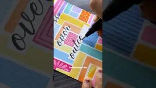 It’s about enjoying the process! #shorts #calligraphy #lettering #art #artwork