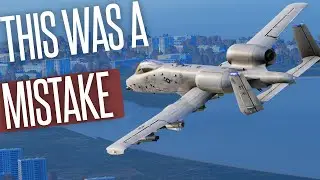 Taking an A10 up in growling sidewinder was a mistake... | DCS World Multiplayer Gameplay