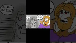 Asgore Burns Toriel! Undertale Comic Dub! 