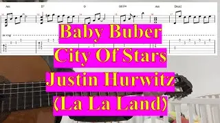 City Of Stars (La La Land) one guitar fingerstyle arrangement (chord-melody)