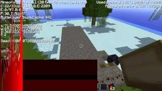 minecraft auto building bridge made with pistons
