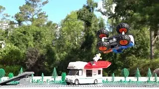 LEGO Slow Motion #02 - Monster Truck Crashes