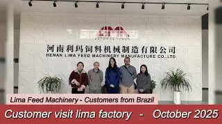 October Customer Visits to the Factory - Factory trial run: Fish feed pellet mill #feedpelletmachine
