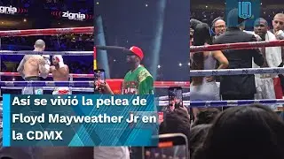 Así se vivió la pelea de Floyd Mayweather Jr en la CDMX 🥊🇺🇸💥