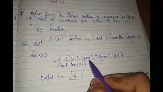 Class-12, Chapter-8 Data structures-1, Part-5 Traversal, Sorting a linear list, List comprehension