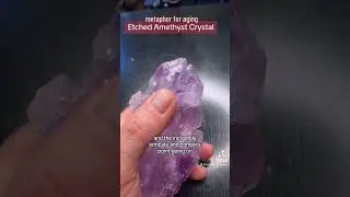Amethyst Etched Crystal