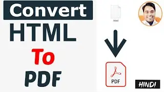 html to pdf | html to pdf converter | how to convert an html file into pdf