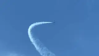 LOCKHEED T-33 SHOOTING STAR THUNDER BIRD PERFORMS AT THE PACIFIC AIRSHOW GOLD COAST//#lockheed