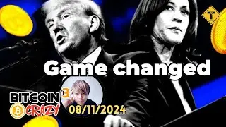 BitcoinCrazy 08/11/2024 : Game changed