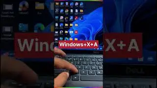 Open windows PowerShell from keyboard shortcut.  