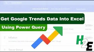 Importing Google Trends Data Into Excel