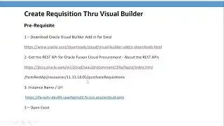Oracle Fusion ERP Cloud | Self Service Procurement (SSP) | Create Requisition using Visual Builder