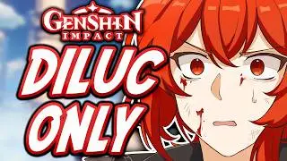 Can You Beat Genshin Impact Only Using Diluc??!!