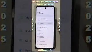 How to Enable Developer Options on Poco C65 | Step-by-Step Guide✅Withuot Pc 2025