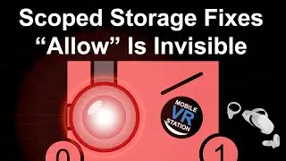 Quest Modding - Scoped Storage Allow button is Invisible???