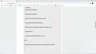 Try, Catch, Finally And Throw In Java With Examples