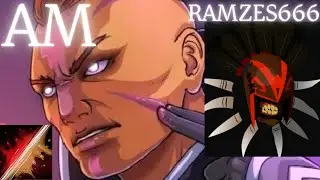RAMZES666 Anti-Mage vs Bloodseeker, DP, PB, Pangolier, Tiny - dota2