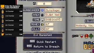 EtG Speedrun Turbo Rainbow Blessing Hell% (08:14) [WR]