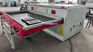 Semi auto Manual Vacuum PVC Press membrane machine