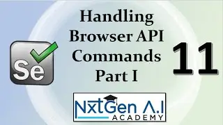 Selenium Tutorials for Beginners : 11. Handling Browser API Commands (get ,getTitle, getCurrentURL)