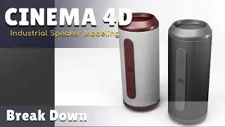 Industrial Speaker 3D Modeling: Cinema 4D Breakdown
