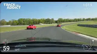 Subaru WRX on track, passing EVERYONE!!!