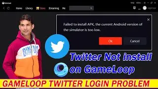 gameloop twitter login issue ! gameloop twitter login failed ! pubg login problem with twitter, bgmi