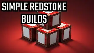 ✓Minecraft:5 simple redstone build Ideas