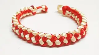 We make a beautiful and easy-to-make bracelet from yarn Making something from yarn