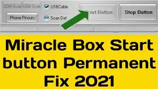 Stat button not working Miracle Box Final permanent fix