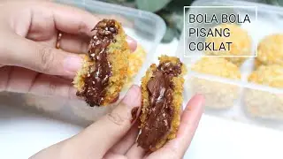 FROZEN FOOD KEKINIAN TAHAN 1 BULAN | RESEP BOLA BOLA PISANG ISI COKLAT LUMER CRISPY