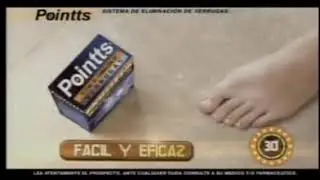 Publicidad Pointts Eliminador de Verrugas (2014) Argentina