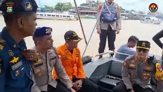 PANTAU ARUS BALIK LEBARAN KAPOLRES INHIL #polisi #tembilahan #idulfitri2024