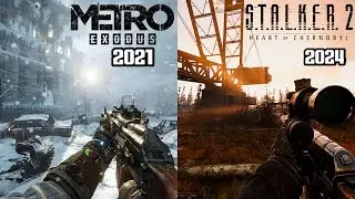 Metro Exodus (2021) vs Stalker 2 (2024) Graphics Comparison