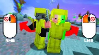 BEDWARS but I can ONLY USE 1 MOUSE BUTTON...