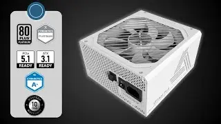 I Love This White 1000w Platinum PSU! Montech TITAN PLA Unboxing