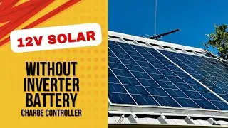 12volt Solar without BATTERIES!