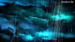 Rain 3D Animation Video With HD Sound Effects ▪︎Thunderstorm ▪︎ Lightning ▪︎Heavy Rain ▪︎Free Use